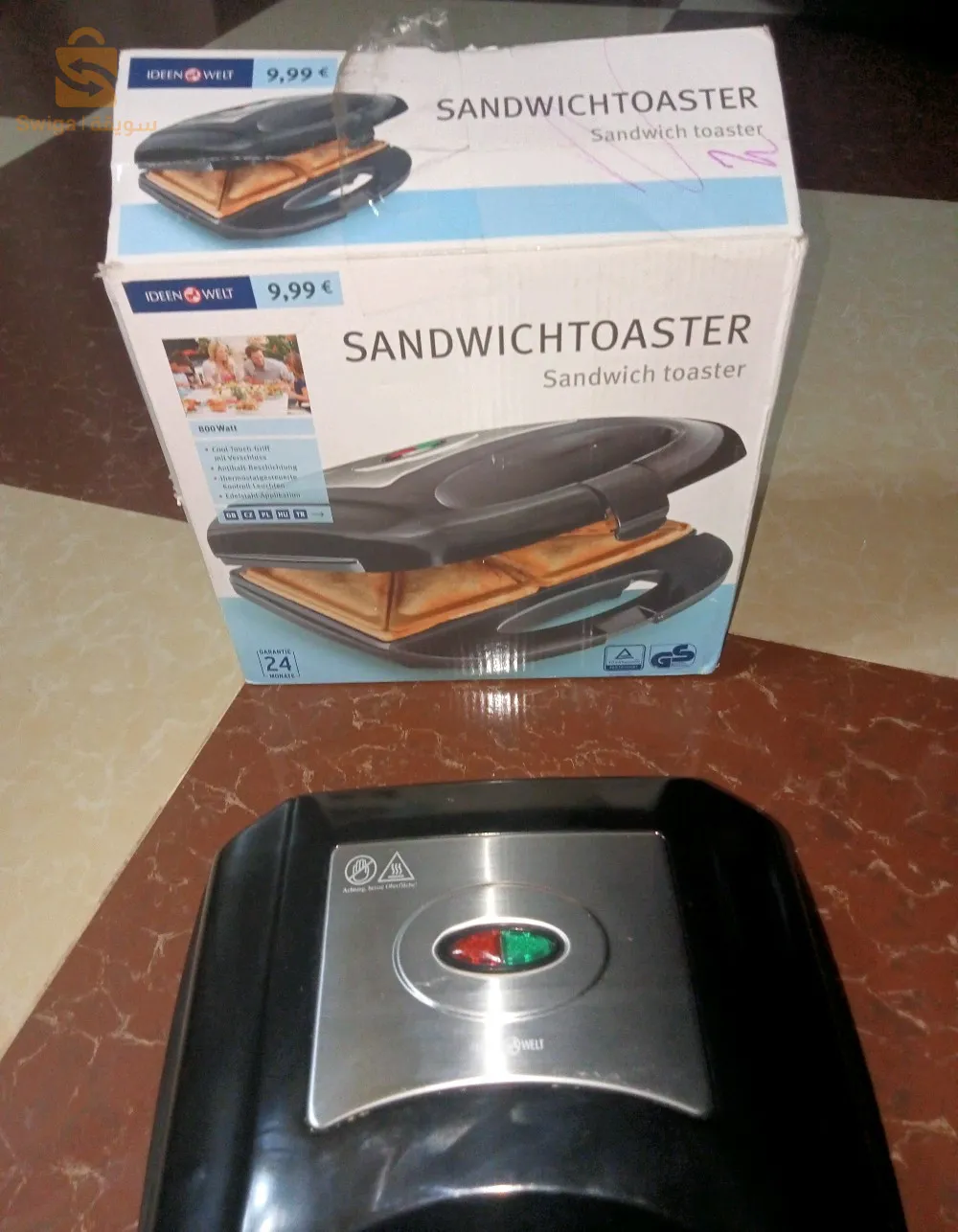 Sonifer Machine à sandwich avec plaques de cuisson & Toaster