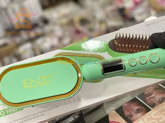 ENZO PROFESSIONAL Brosse Lissante Electrique Professional En Céramique