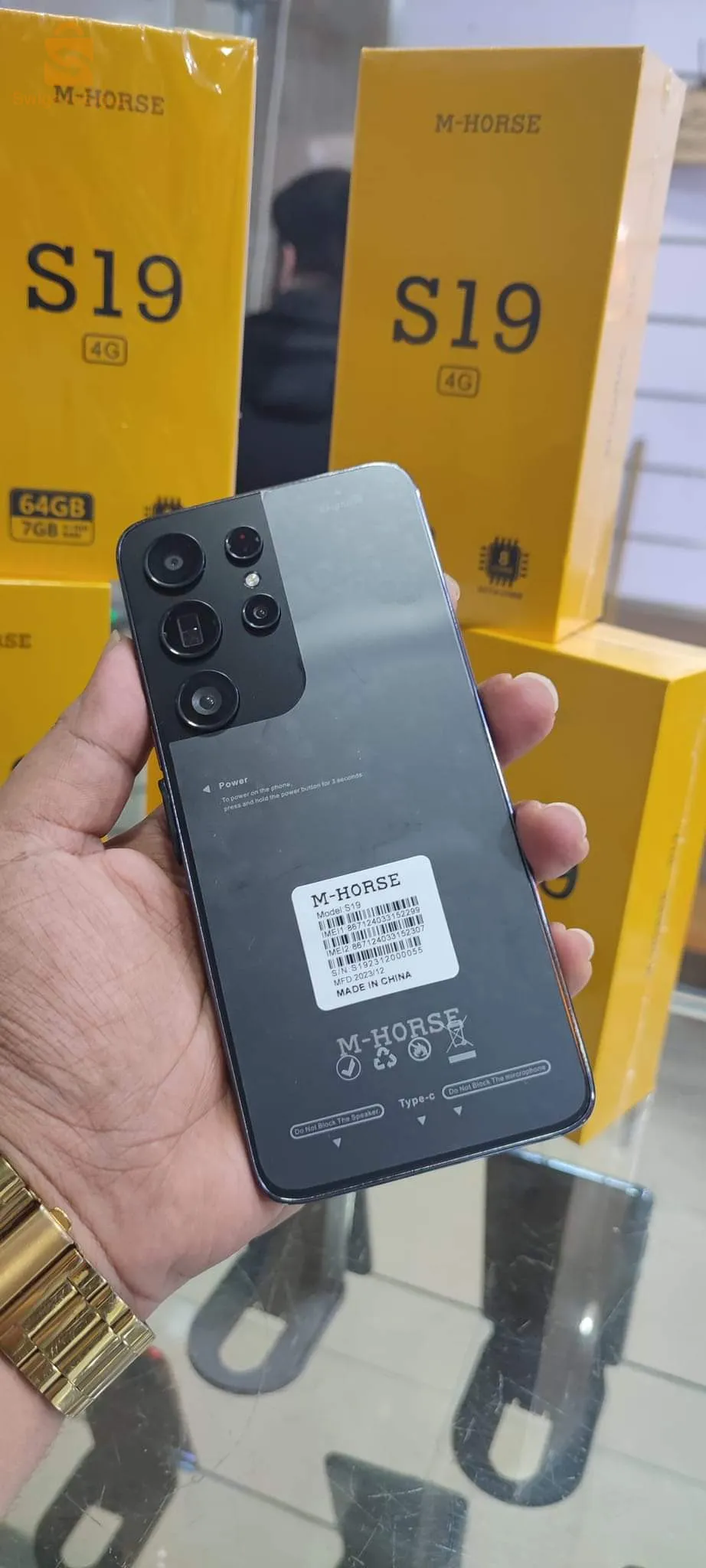 smartphone M-HORSE S19
M-horse s19
✅RAM 7GB
✅Rom 64GB
✅Batterie 5500mah
✅Empreinte
✅Faciale
✅2sim
✅Camera  8mp +16mp 
✅Chargeur type-c
✅Antichoc + incassable 
21500دج
0665955230فب👉viber watts