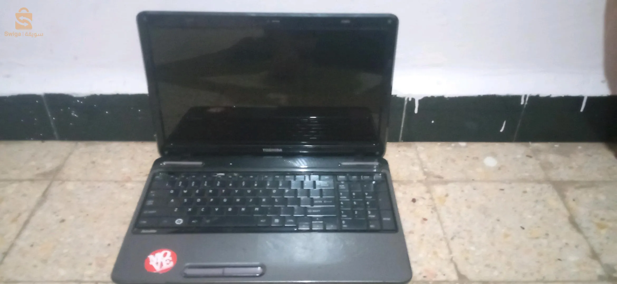 حاسوب معطل للبيع 
نوع حاسوب : TOSHIBA