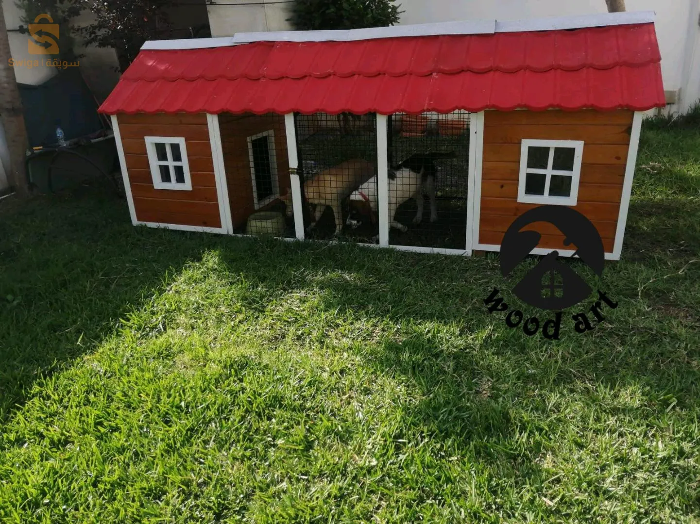 بيوت واقفاص للكلاب؛ القطط؛ الدواجن؛ وكل الحيوانات الأليفة