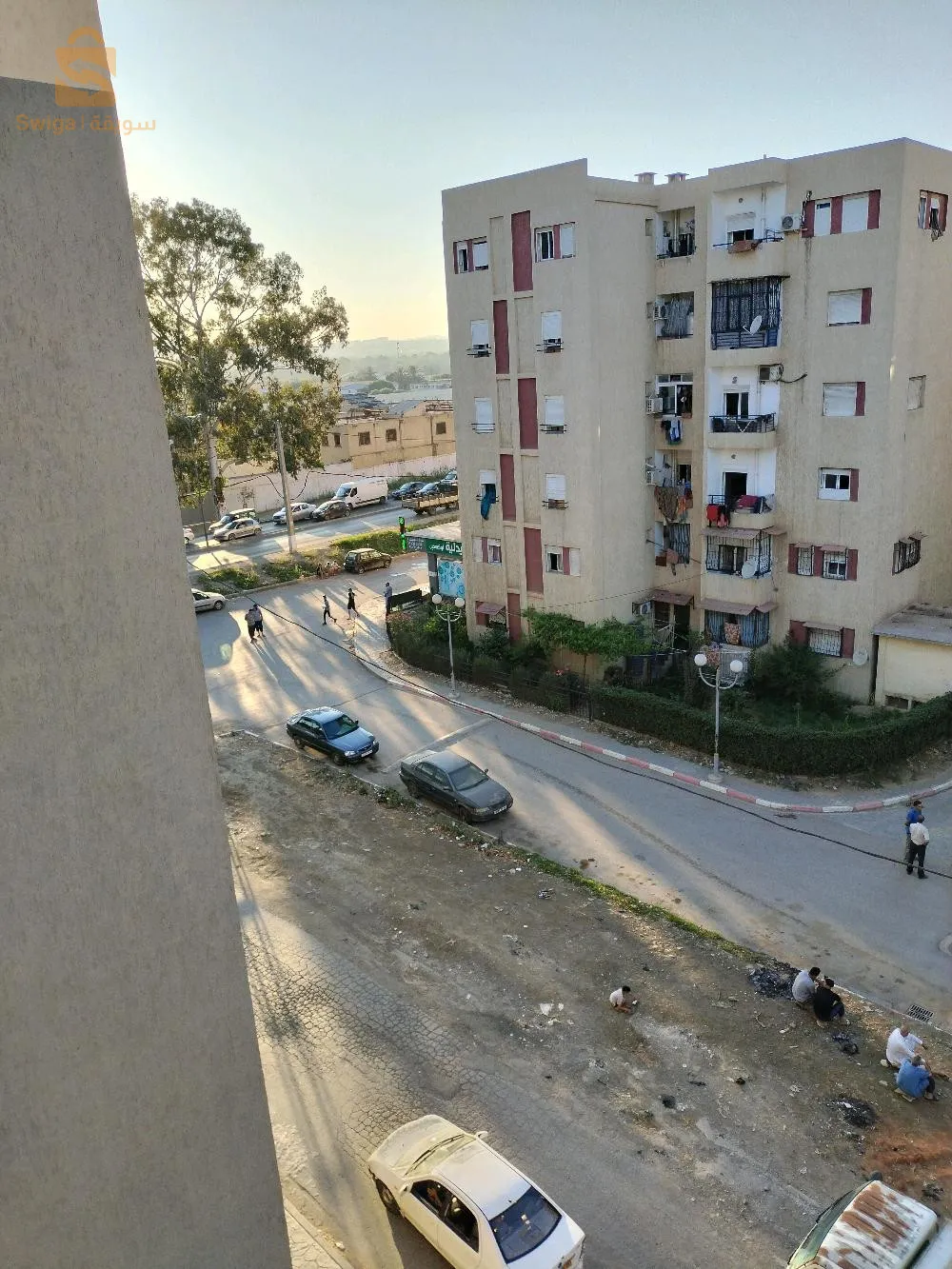 شقة اف 3 للبيع براقي حوش ميهوب طرف الطريق الطابق الرابع