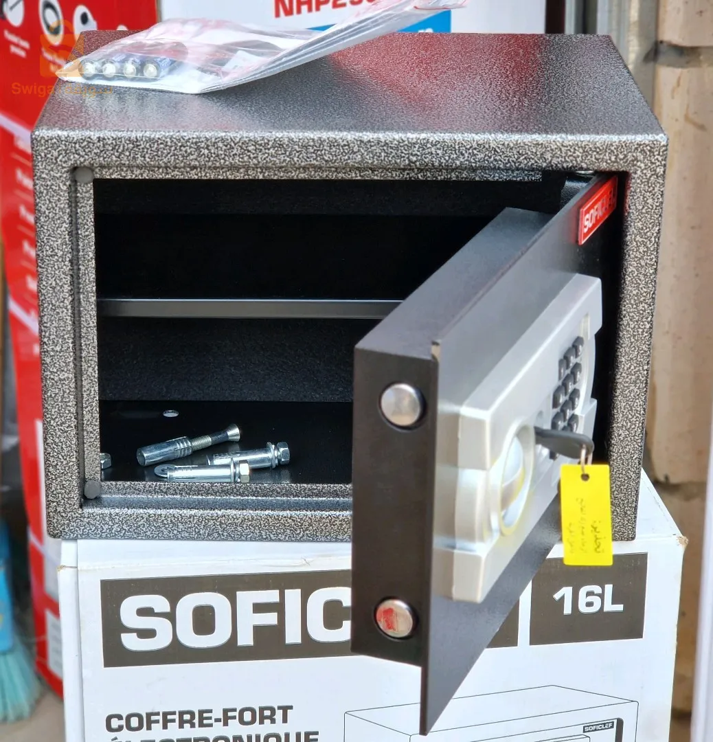 Coffre Fort Électrique SOFICLEF 16L 35x25cm$🤍🤍