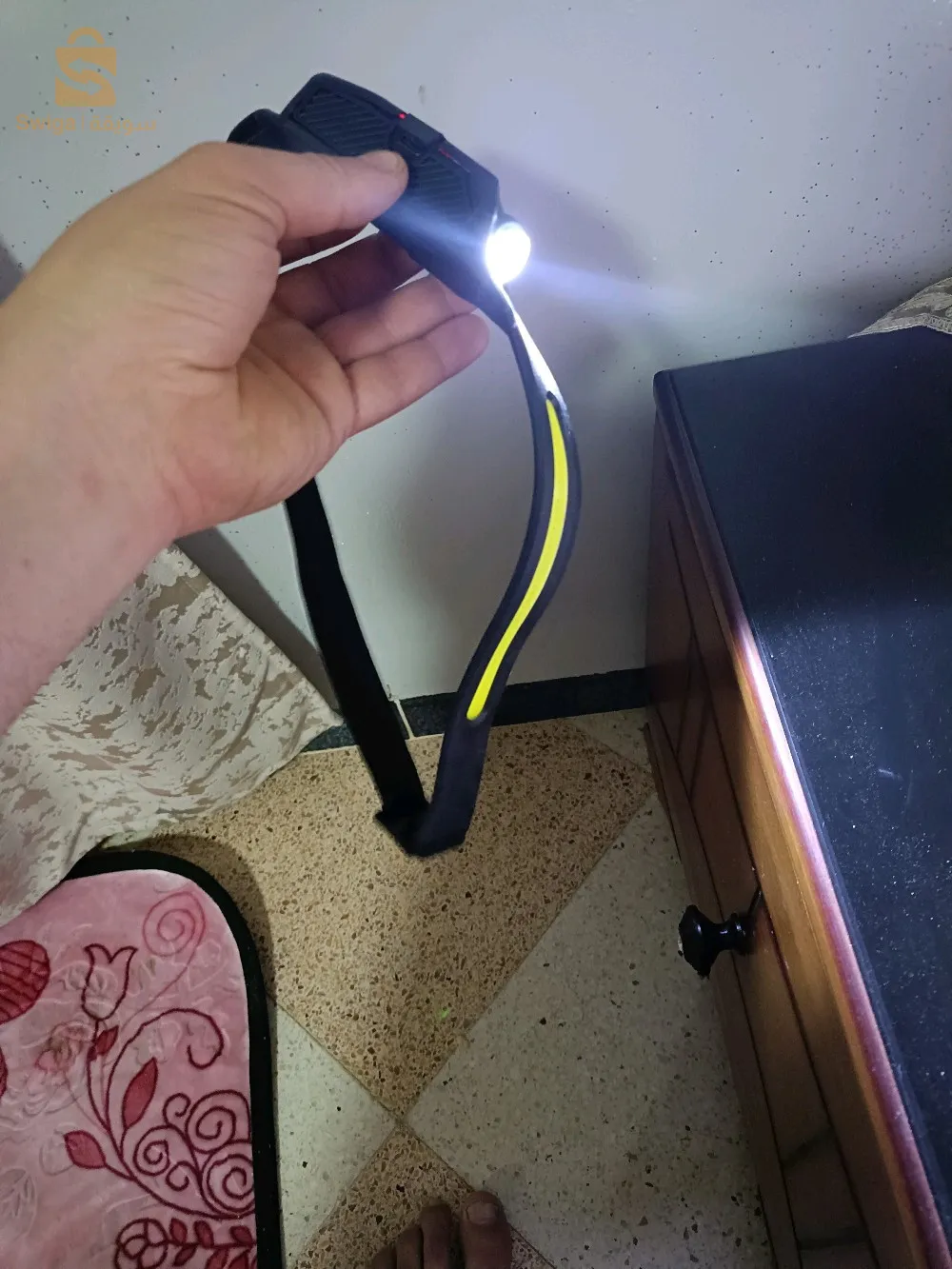 طورش لاد للعمل يوضع فوق الراس لتسهيل عملك