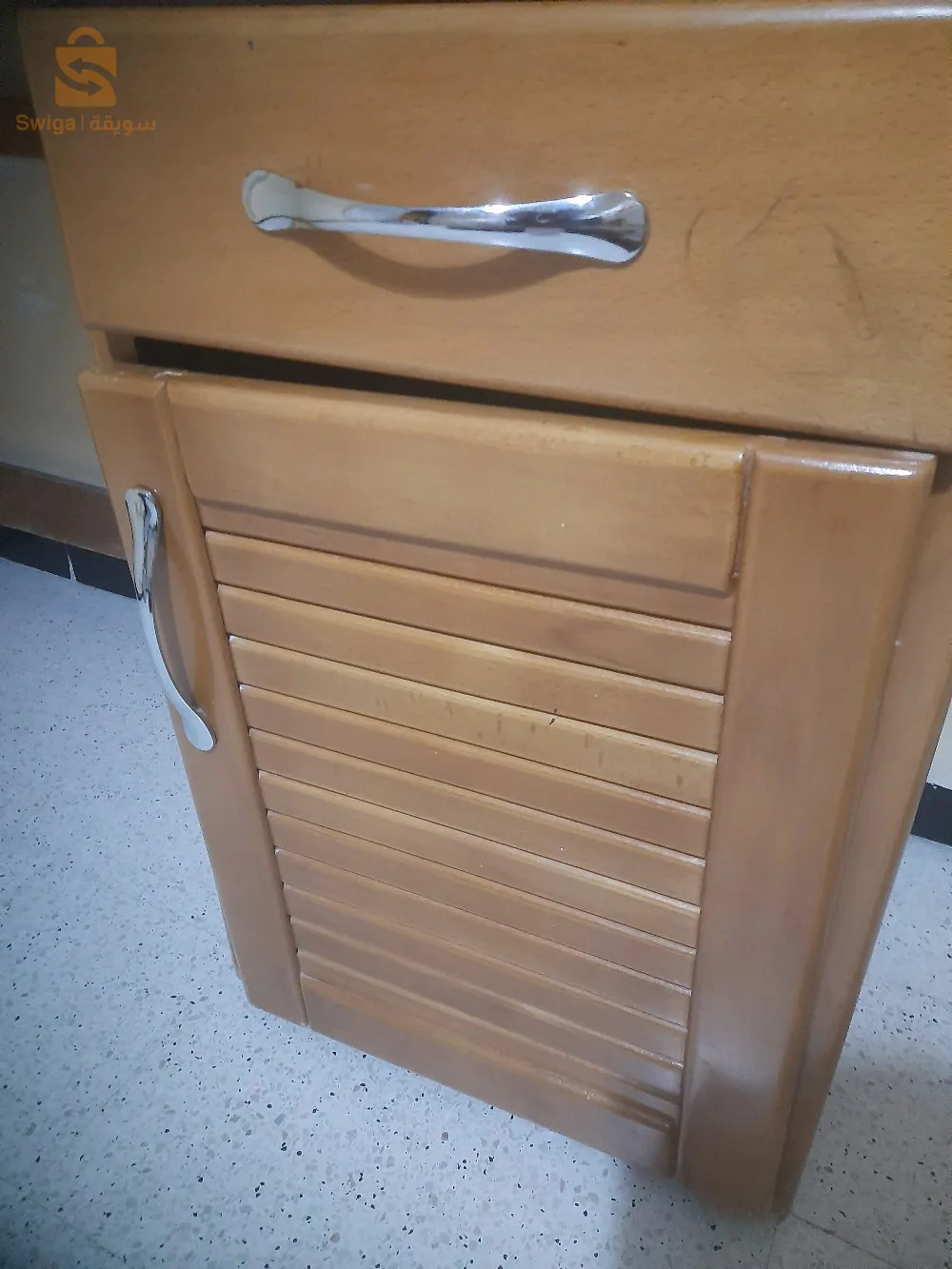 bureau en hêtre 1m80