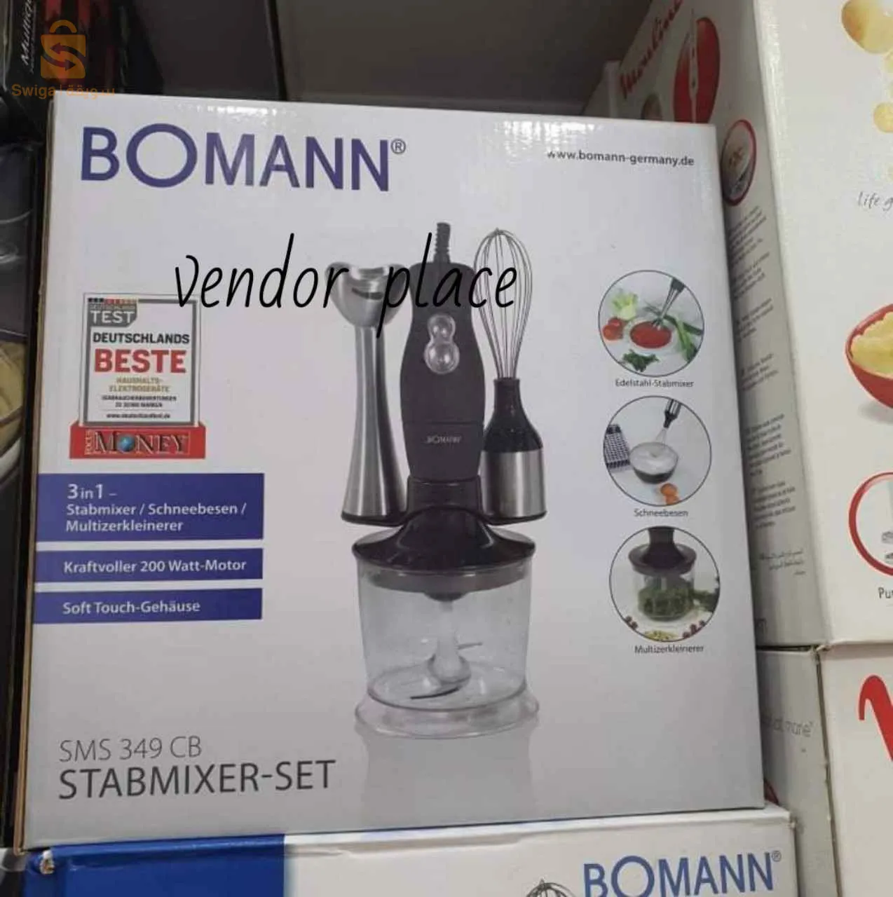 BOMANN SMS 349 CB - خلاط 3في1 $🤍🤍
