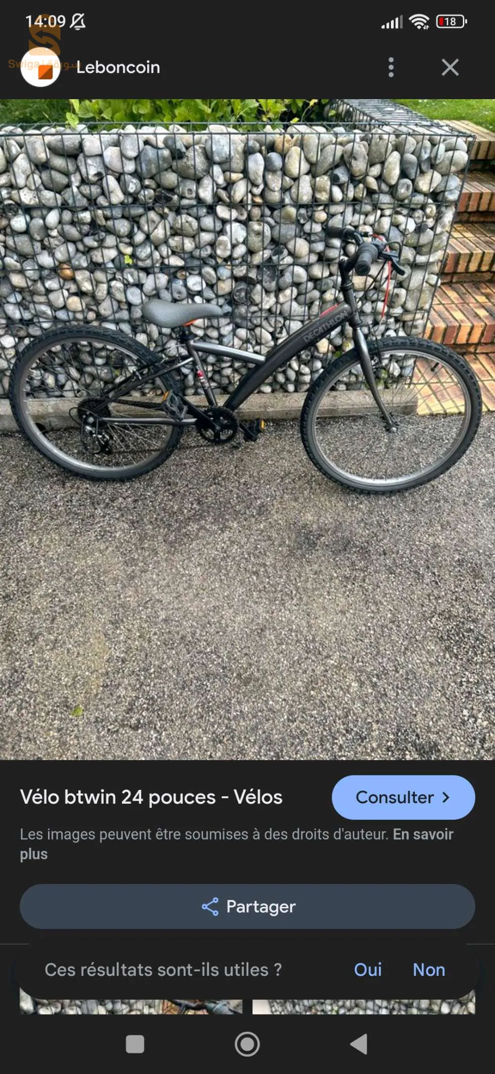vélo jdid klsh original klsh marche 24 pouces 812
