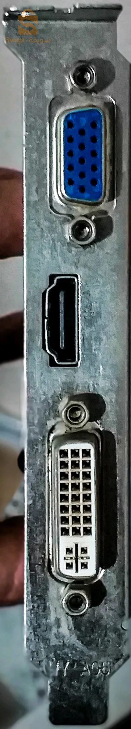 كرت شاشة GT 730 2gb VRAM مستعمل لمدة عام واحد بحالة جيدة