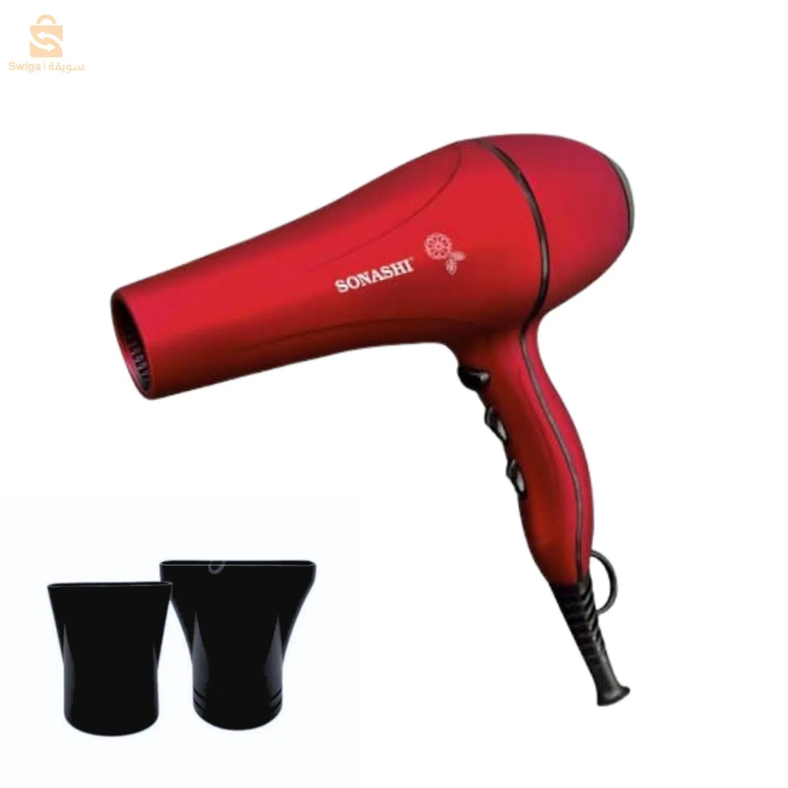 Séchoir Sonashi Fabulous à 2 vitesses rouge 2000W