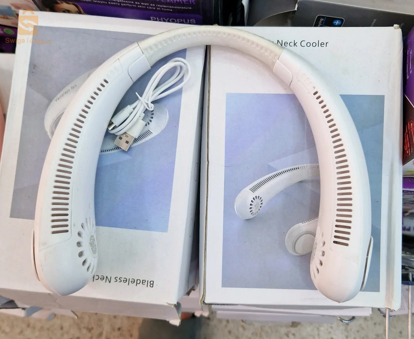 360 degree neck cooling fan