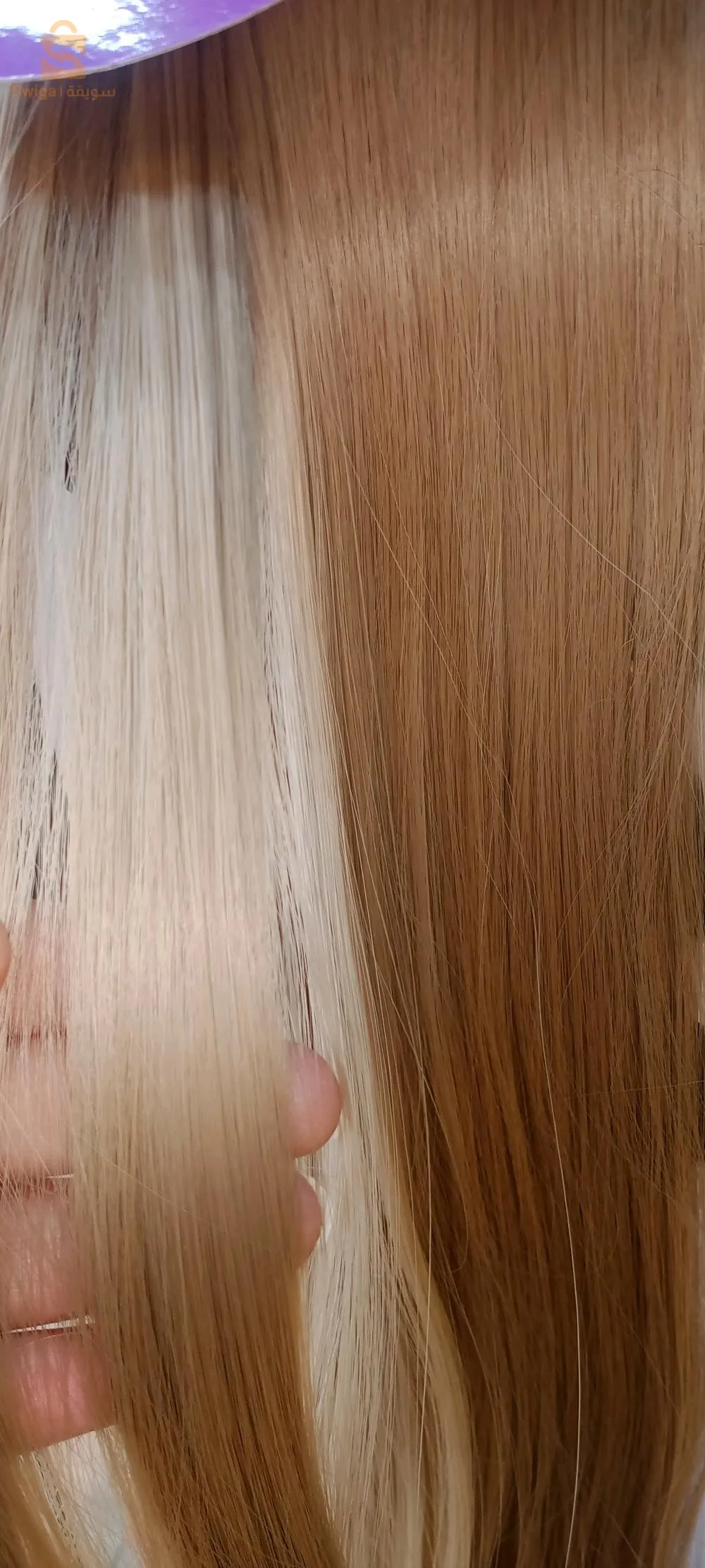 وصلات شعر شبه طبيعي