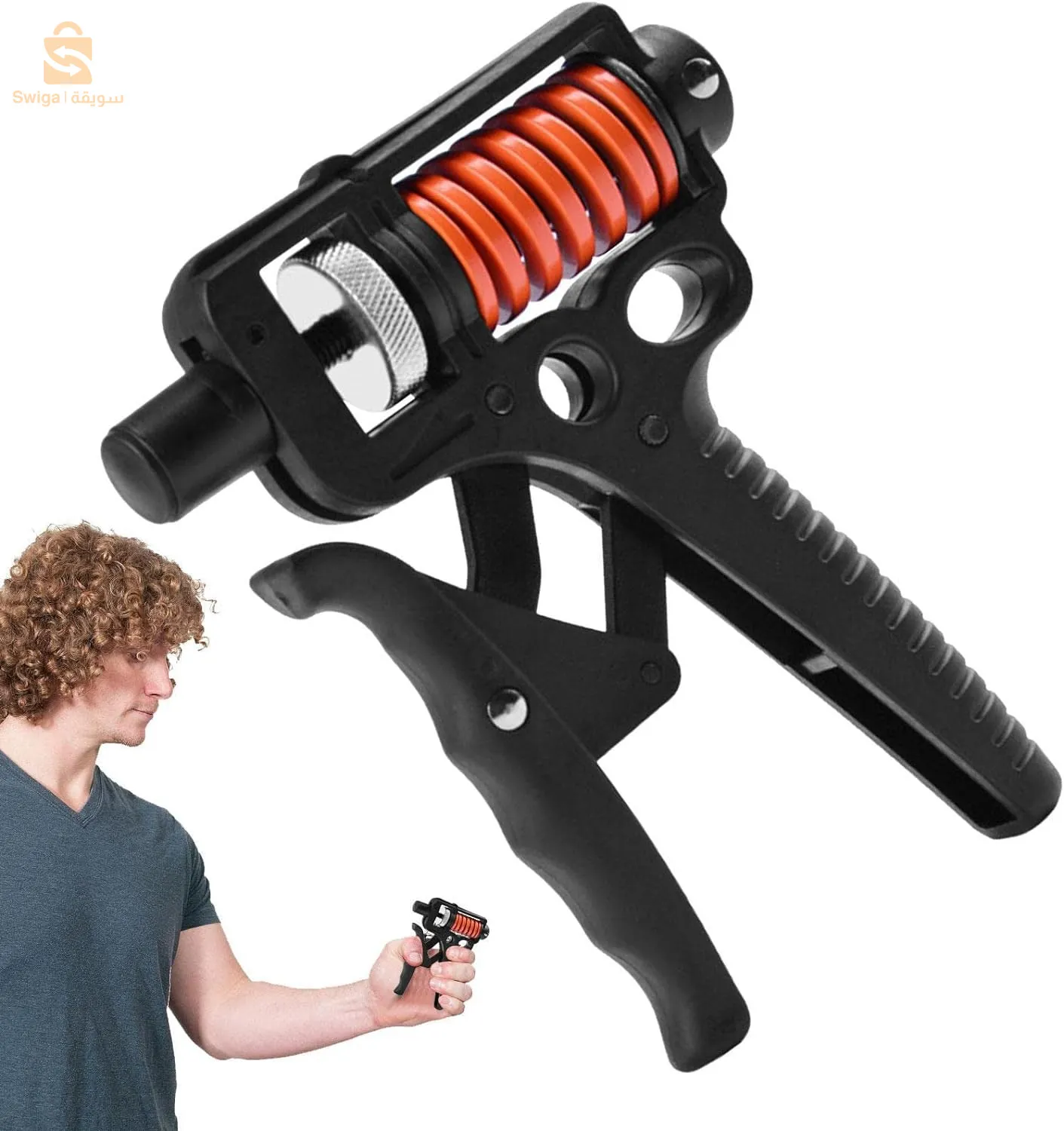 Renforcement de la poignée avec résistance réglable de 5-160kg V2