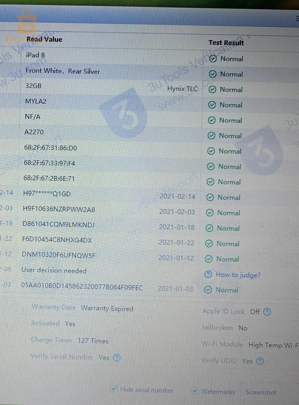 ايباد الجيل 8 واي فاي