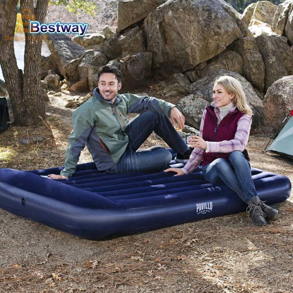 Matelas Gonflable 2 Places bestway 67682
فرشة هوائية قابلة للنفخ من باستواي مناسبة لشخصين مع وسادة مدمجةPavillo Matelas Gonflable 2 Places avec Oreiller intégrée 203x152x30cm #67682
اكتشف فرشة Pavillo الهوائية بالحجم الكبير المناسب لشخصين من الشركة العالمية Bestway، مبطنة بامتياز، ستكون هذه الفرشة المريحة جدًا جاهزة خلال دقيقتين وتفرغ بنفس السرعة بفضل صمامها الكبير، تم تصميم هذه الفرشة القابلة للنفخ خصيصًا لمرافقتك في رحلات التخييم. - مغلفة بالفينيل عالي الجودة هذا ما يعطيها راحة ونعومة وتوازن أكبر. - قابلة للنفخ في دقائق قليلة بواسطة مضخة هوائية بكل سهولة. - مناسبة للاستخدام الداخلي والخارجي على حد سواء. - لأكثر راحة تم تزويدها بوسادة مدمجة مريحة جدا. - طبقة مزدوجة متينة مضادة للماء. - تتحمل وزن حتى: 300 كغ. - الأبعاد: 203x152x30 سم. ملاحظة: العلبة لا تفتح بأشياء حادة لتفادي ثقب المنتج
6200دج
0665955230فب👉 viber Watts