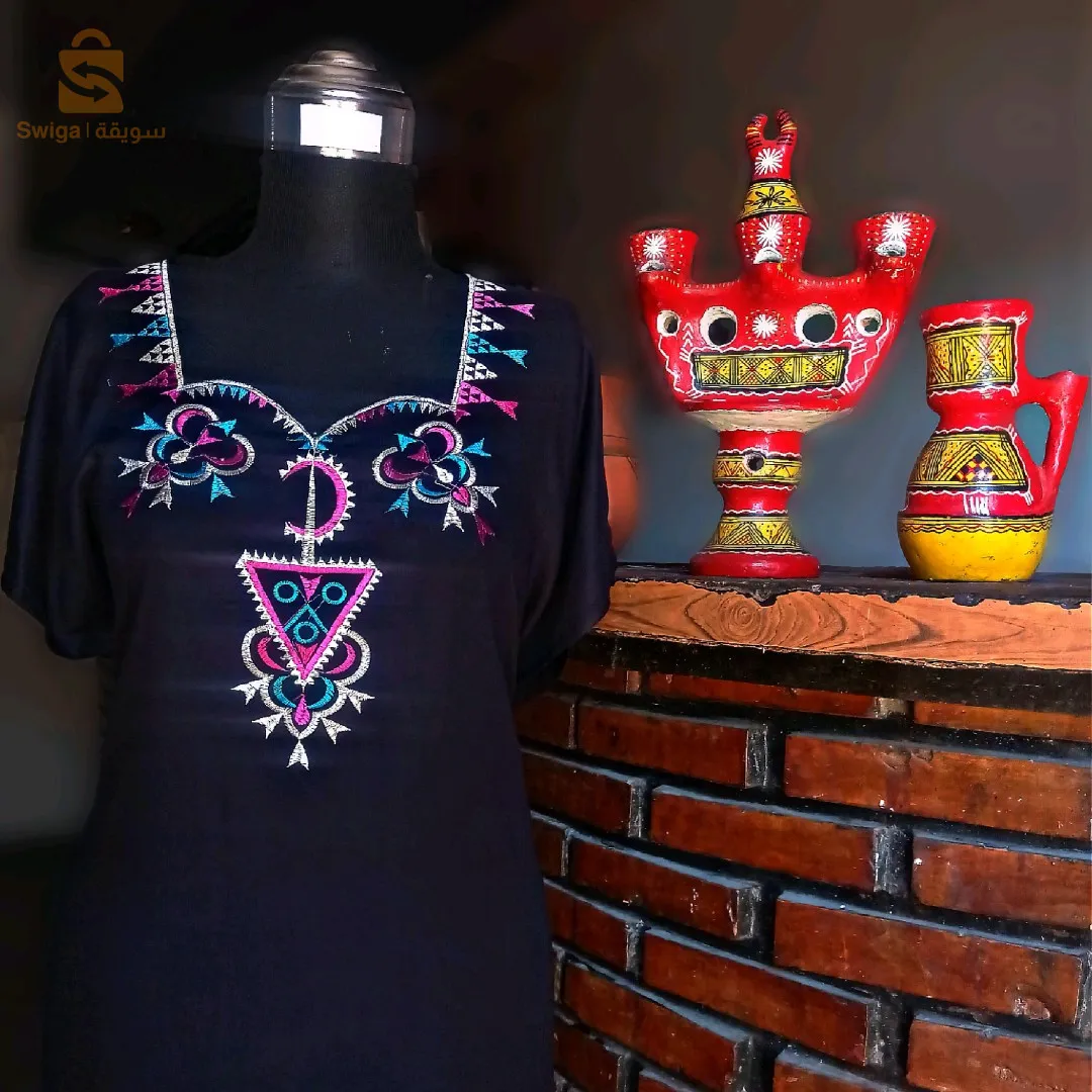 robe style kabyle broderie de maison