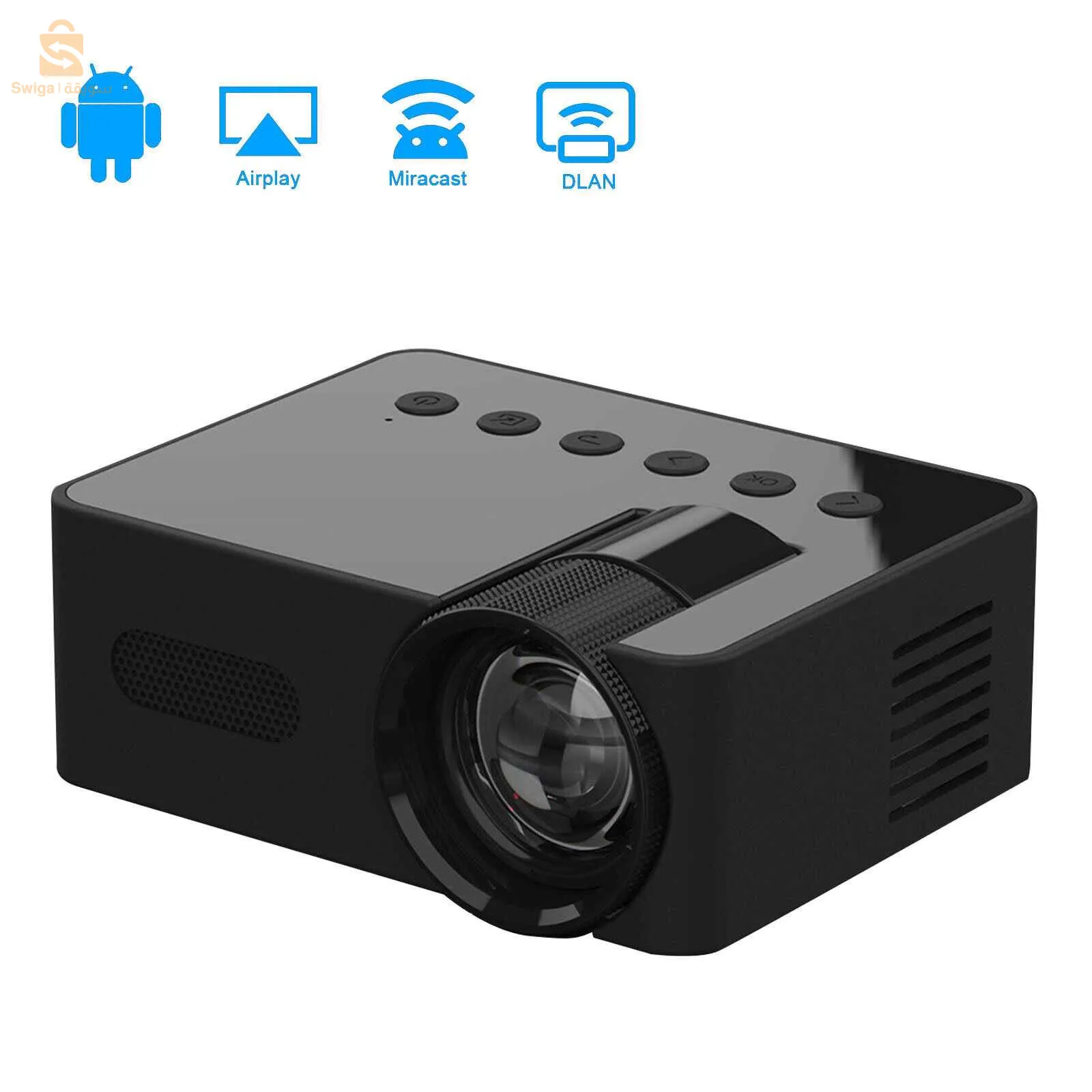 Mini Projecteur Portable Intelligent HD1080P WiFi integré YT100