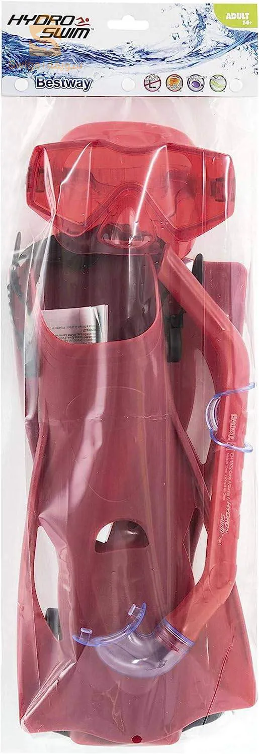 مجموعة زعانف السباحة والقناع والغطس bestway 25031