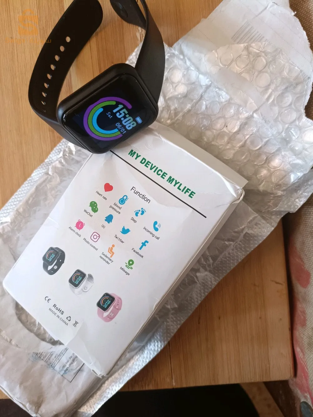 ساعة ذكية أنيقة ونظيفة متعددة الإستخدامات،Y86