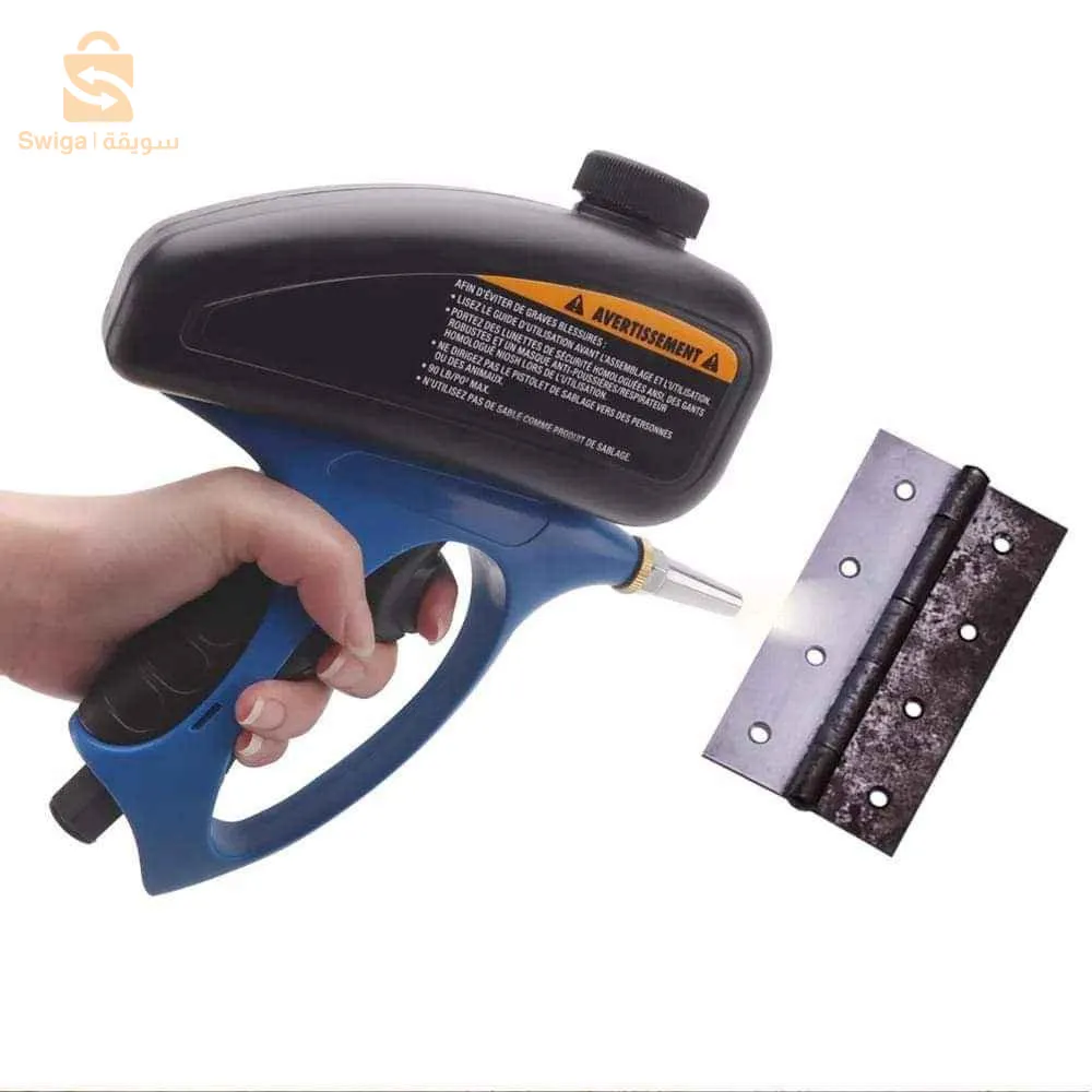Sandblasting blaster gun