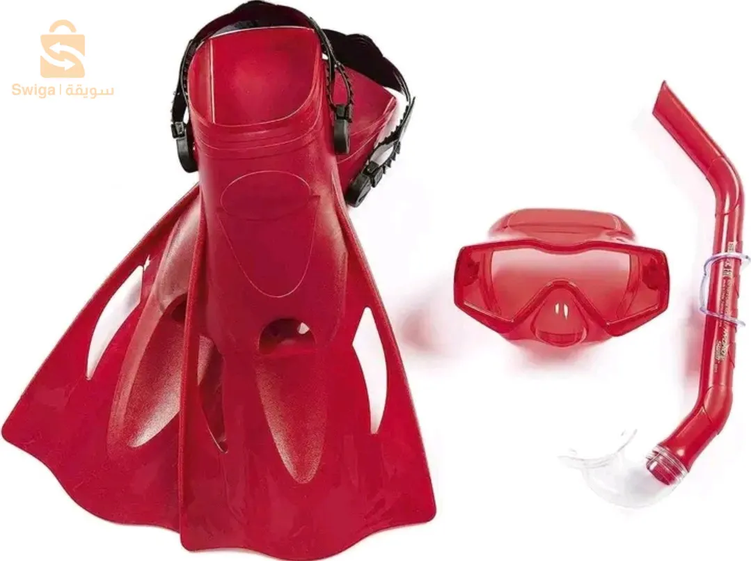 مجموعة زعانف السباحة والقناع والغطس bestway 25031