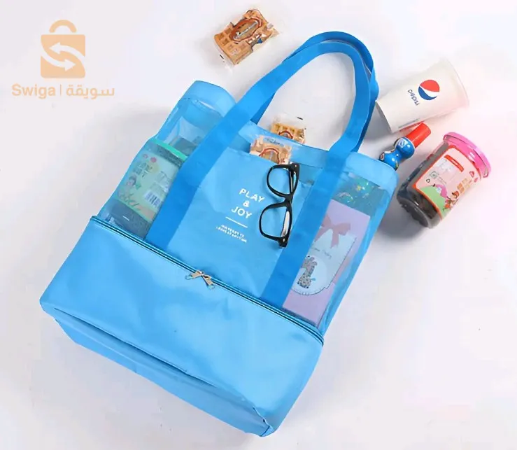 حقيبة صيفية نسائية للبحر وتحواس