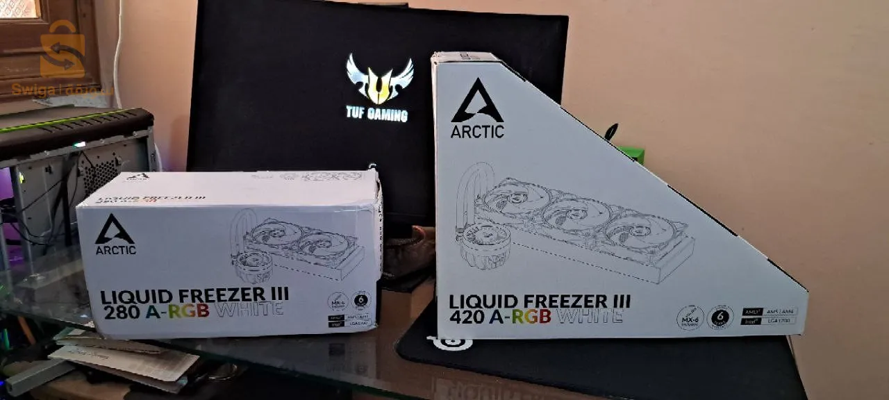 WATERCOOLING ARCTIC LIQUID FREEZER III 420 ARGB WHITE