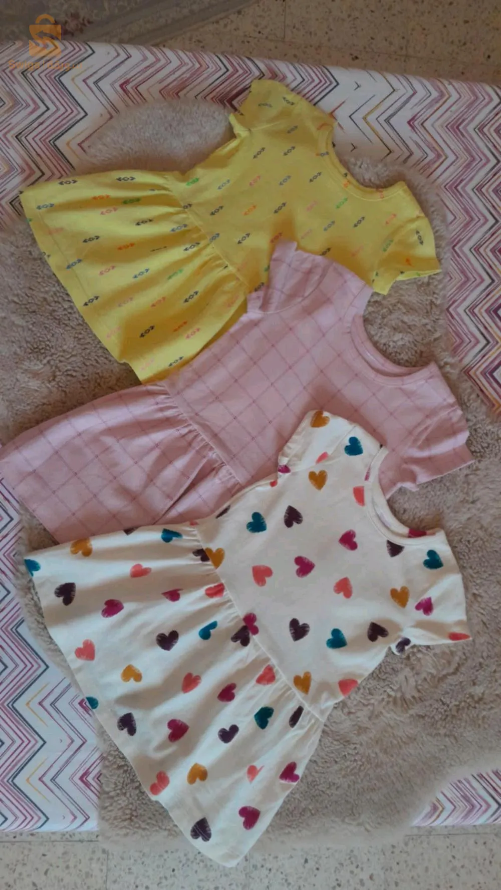 فساتين للبنات قطن بنجلاديشي ماركة كارتر (6 أشهر -2.5 سنة)✨✨