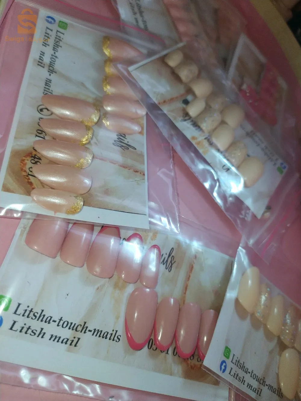 أظافر سهلة التركيز والنزع