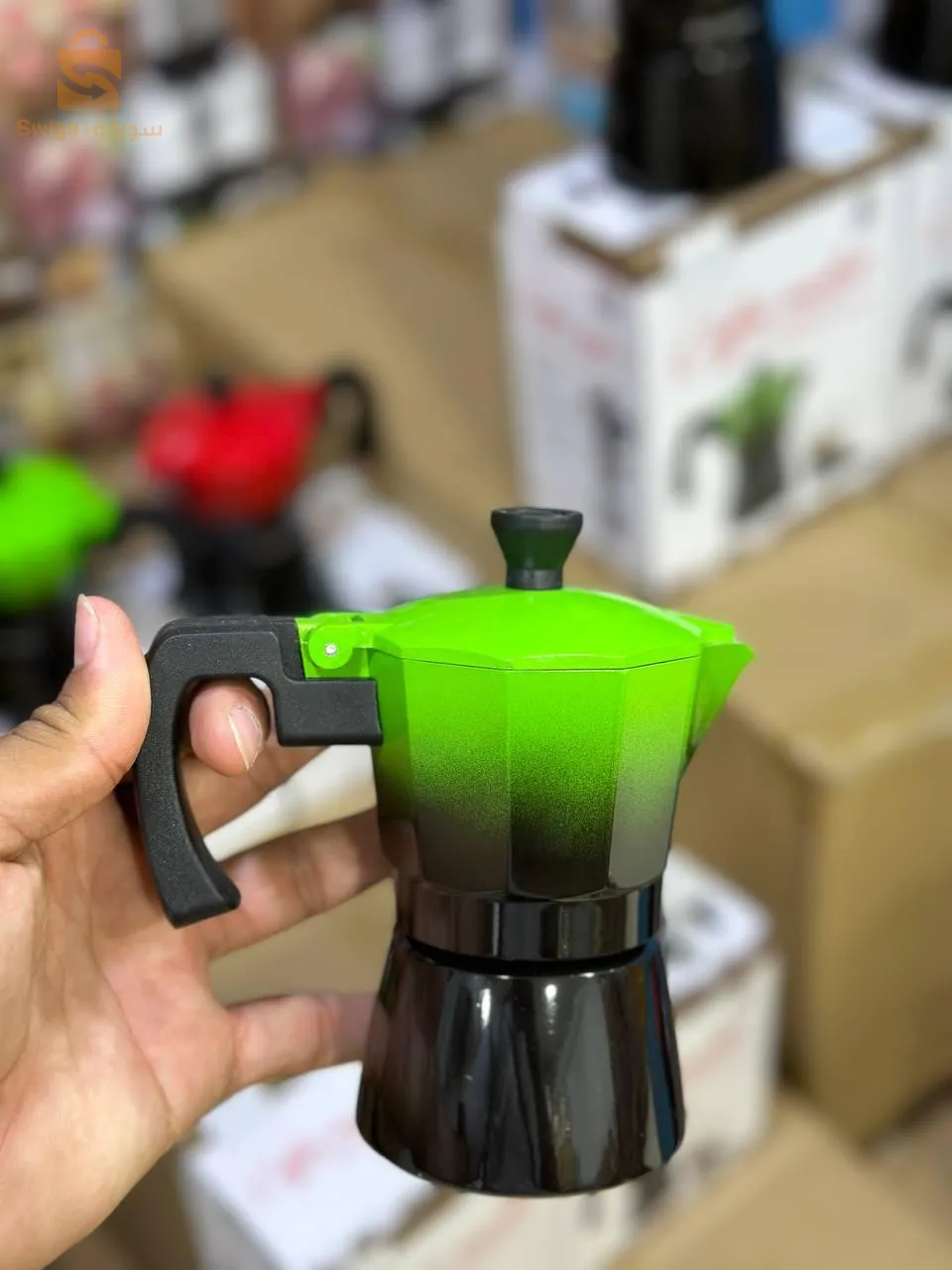 cafetière 2 tasses multicolore