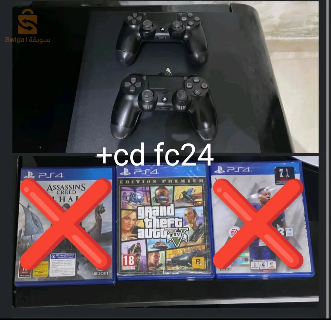 Ps 4 Pro 2 Manette +FC24+ GTA5