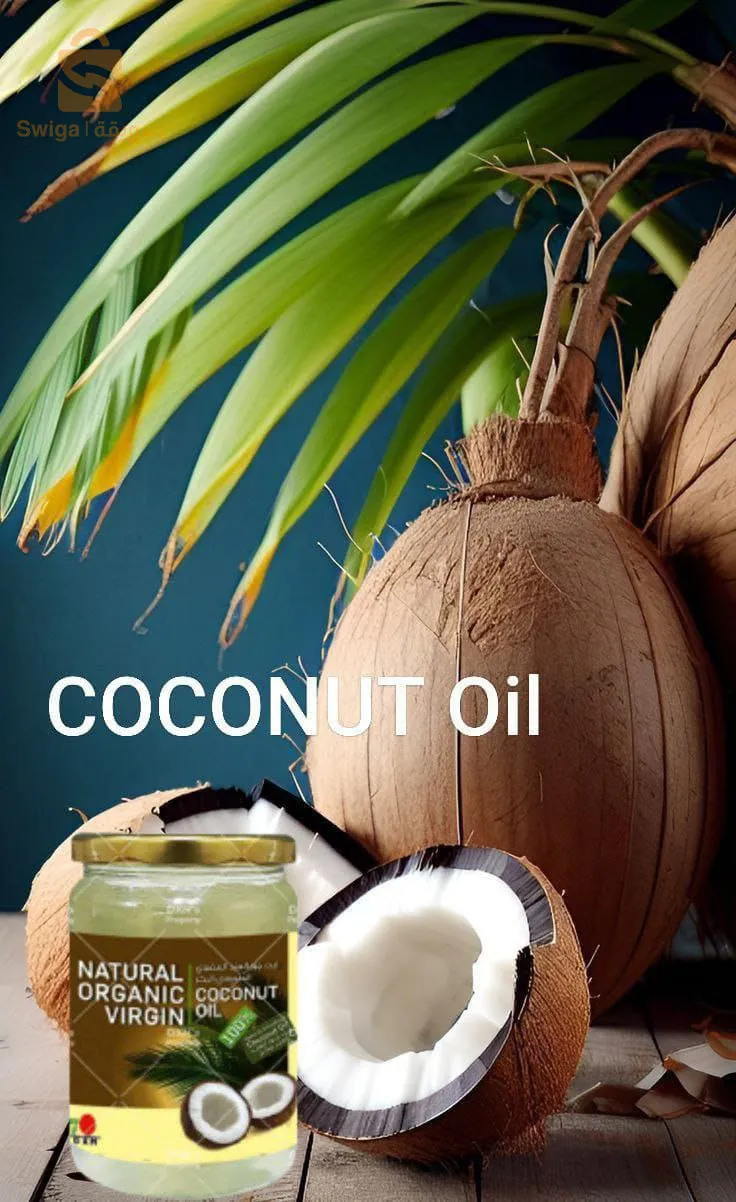 زيت جوز الهند العضوي حجم كبير