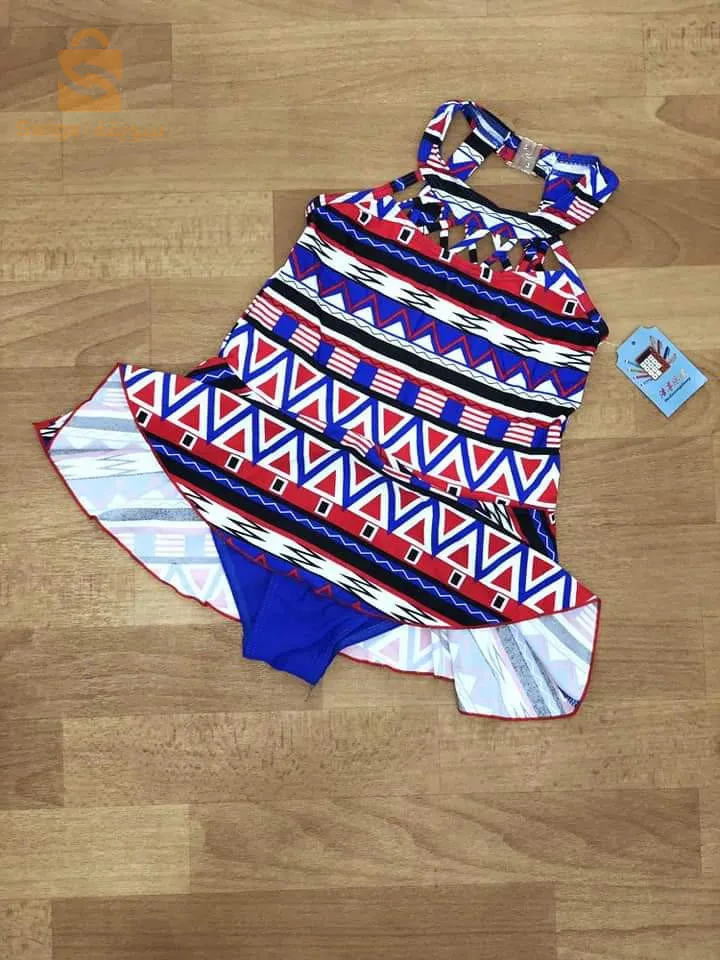 Maillot de bain pour enfants et filles Taille 1_7ans