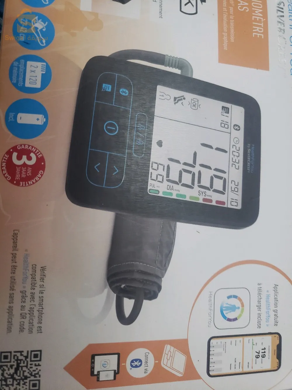 Tensiomètre de bras