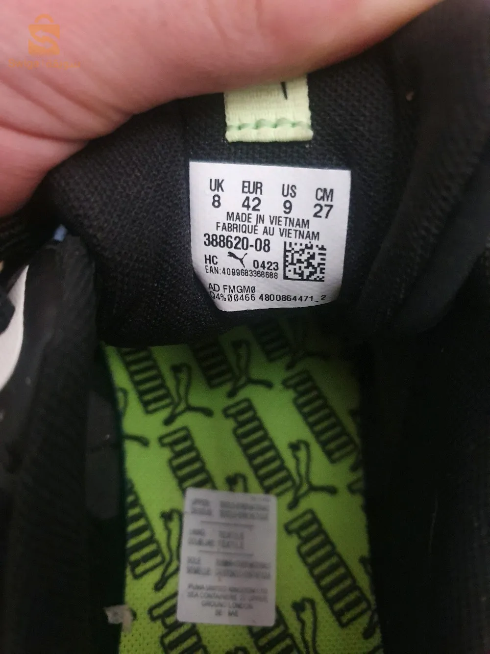 puma mirage sport tech size 8 UK