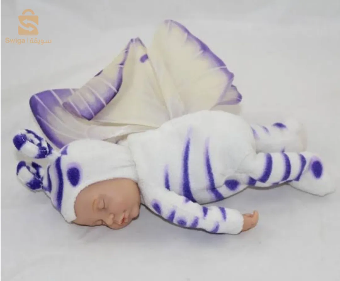 دمية الطفل الفراشة النائمة