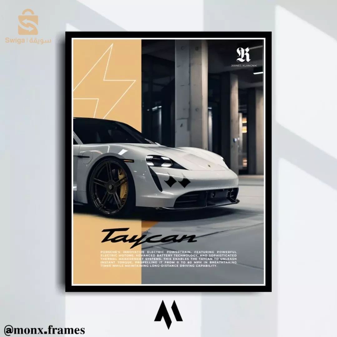 لوحات للحائط ( Porsche 911 + Porsche Taycan )