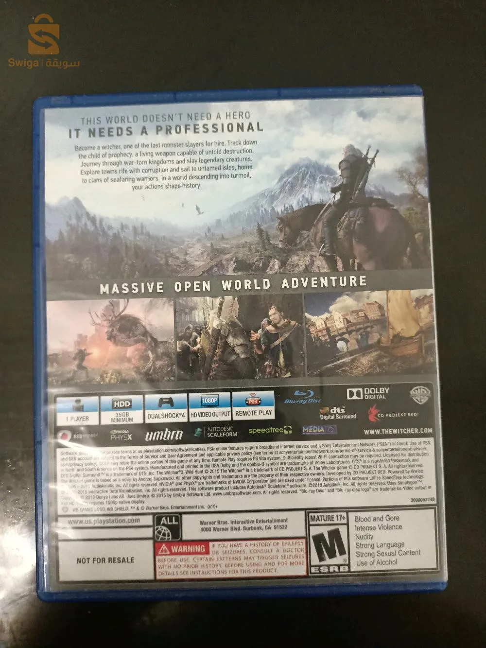 CD thé witcher