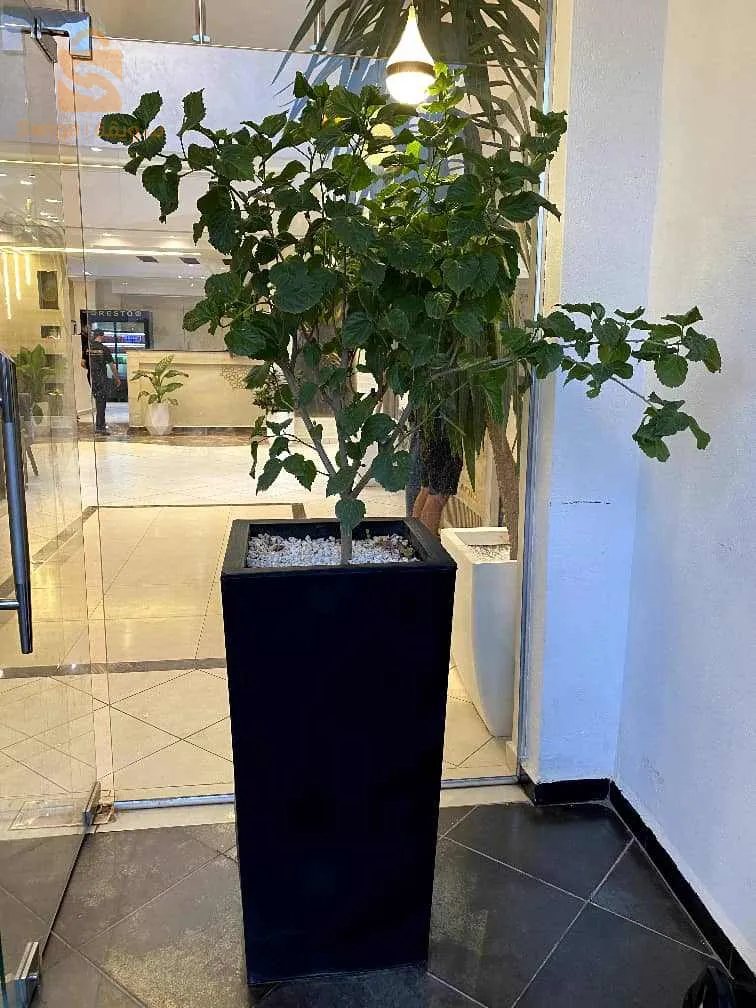 pot de fleur en polyéthylène et en résine pour décoration intérieur et extérieur محابس