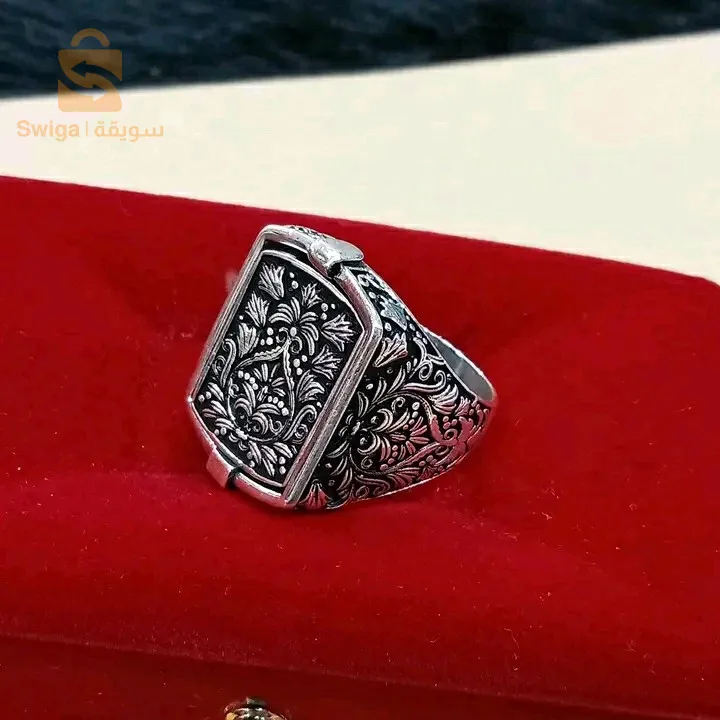 خاتم فضة رجال