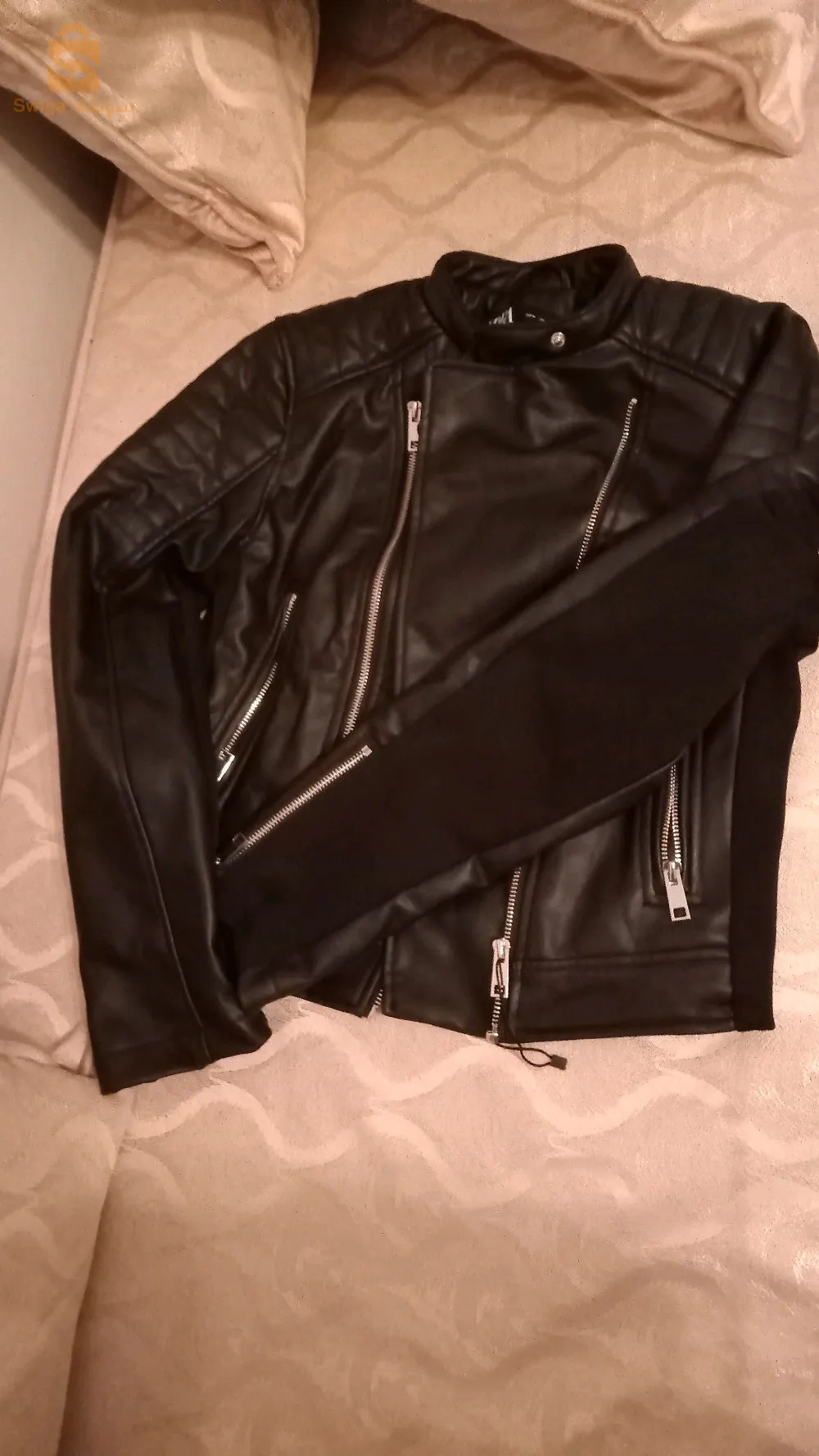 veste cuir Zara originale