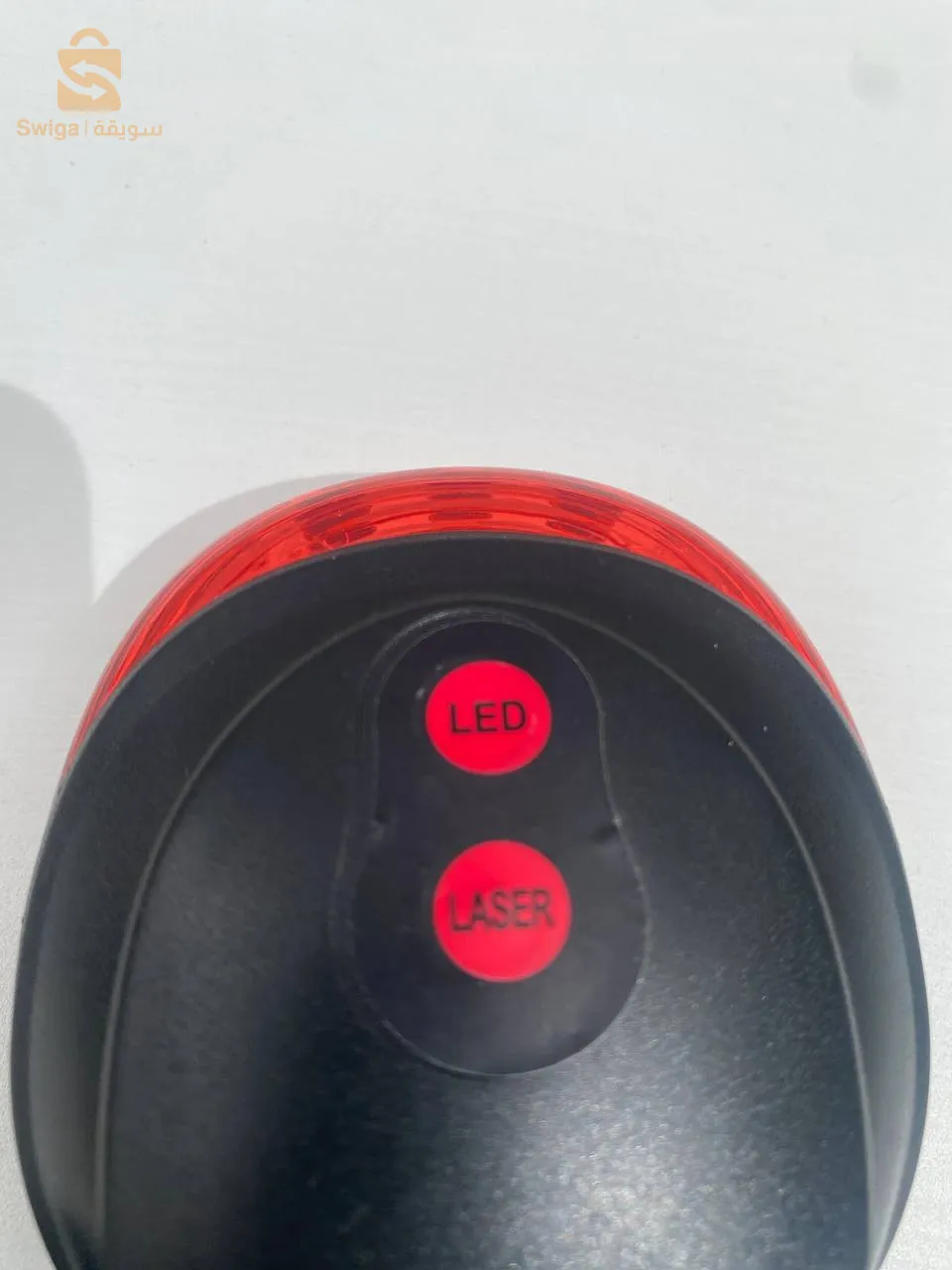 شعاع ليزر LED مقاوم للماء، 3 أوضاع فلاش، مصباح تحذير خلفي للدراجة$👍