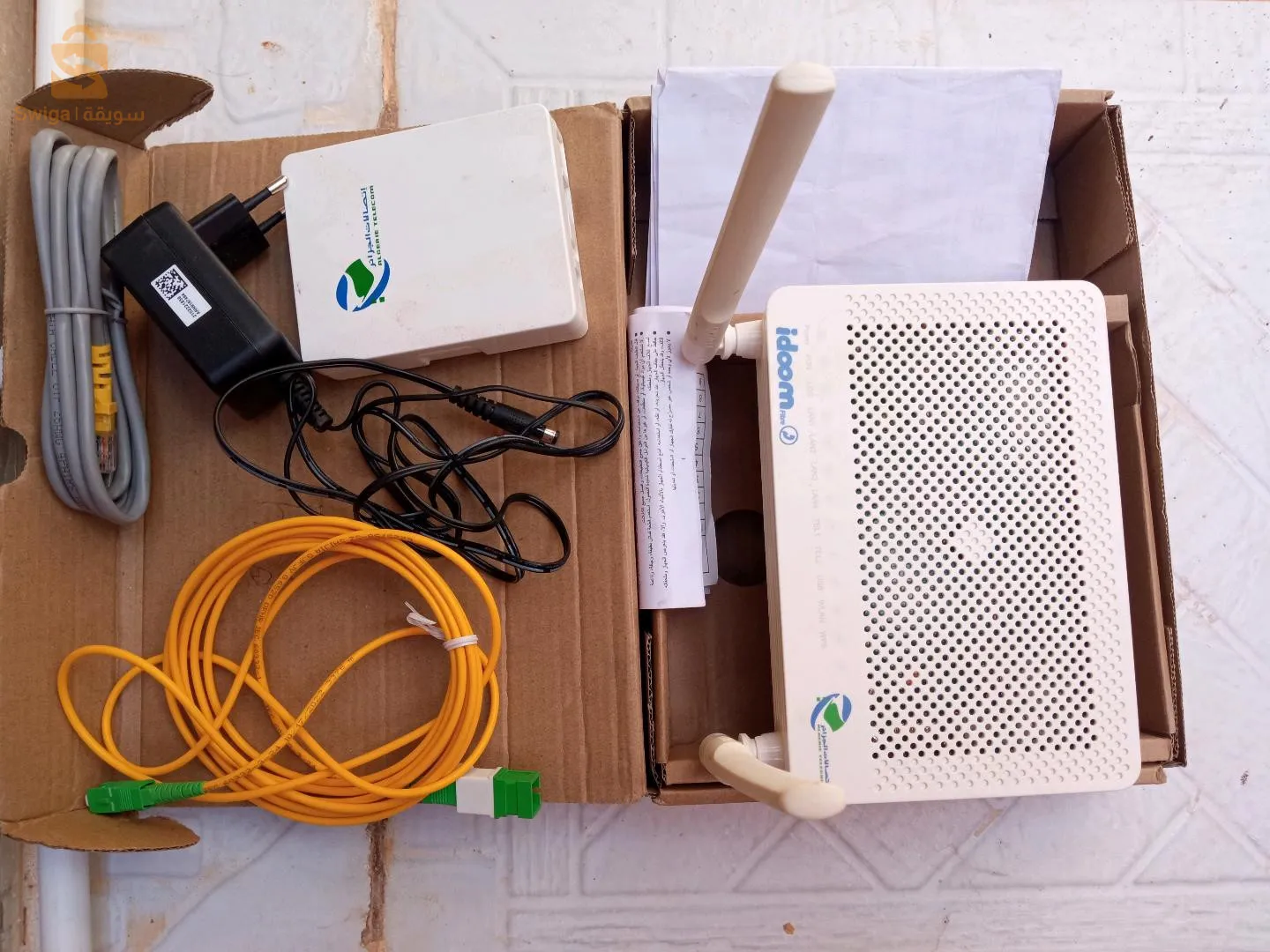 مودم  ايدوم ألياف بصرية modem fibre optique idoom