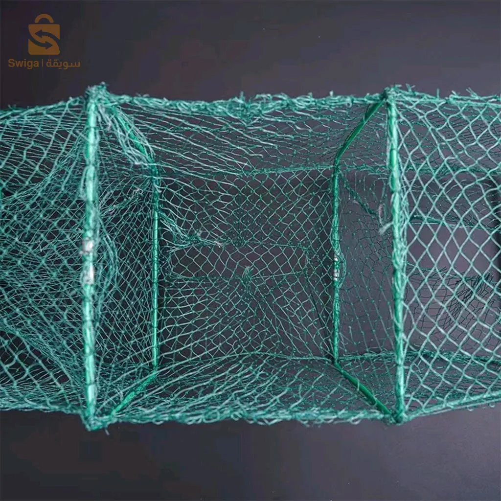 مصيدة صيد سمك 10 فتحات سهلة التركيب 80 سم$👍