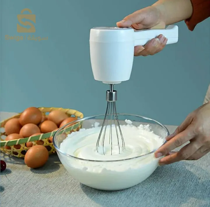 Mélangeur électrique à main sans fil 5 vitesses Rechargeable par USB