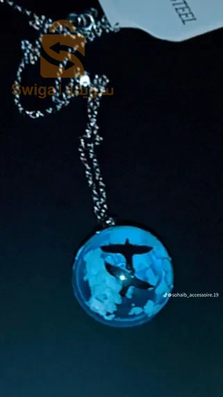 قلادة السناء الورقاء تضيء في الضلام 🤩 🌌 باقل الاسعار جملة وتجزئة مرحبا بكم جميعا