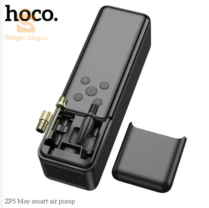 مضخة الهواء الذكية من Hoco مع ضوء LED وشاشة رقمية ZP5