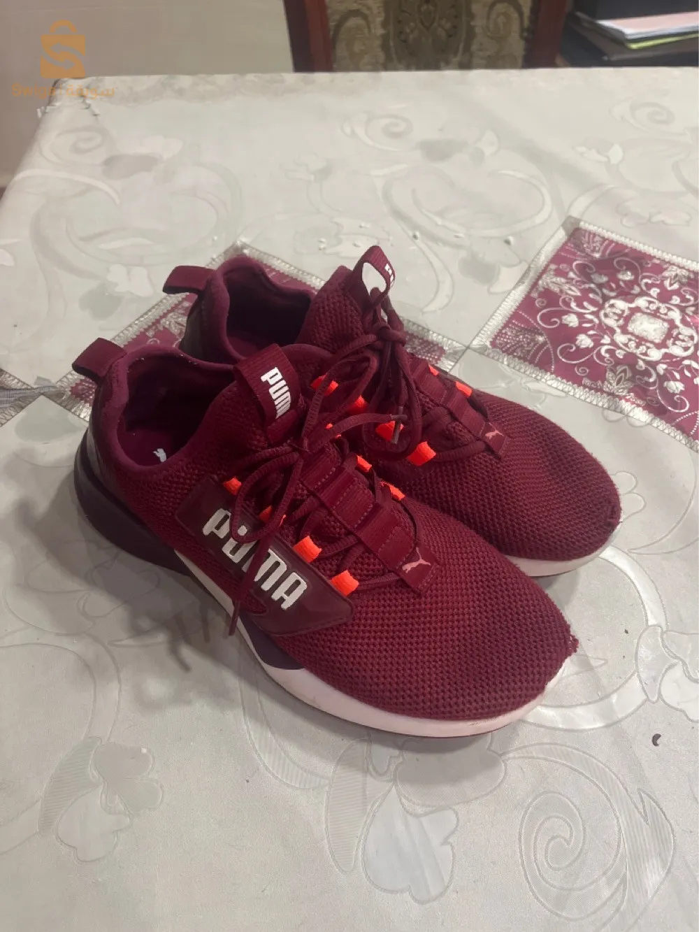 basket puma rouge