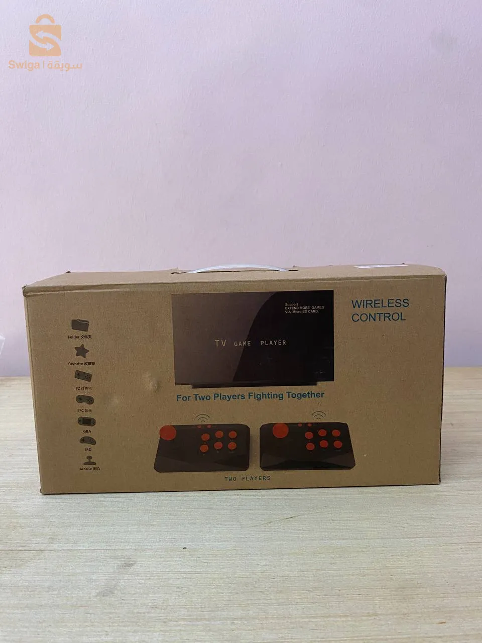 وحدة تحكم ألعاب أركيد مدمجة مع أكثر من 1000 لعبة مع وحدتي تحكم$👍