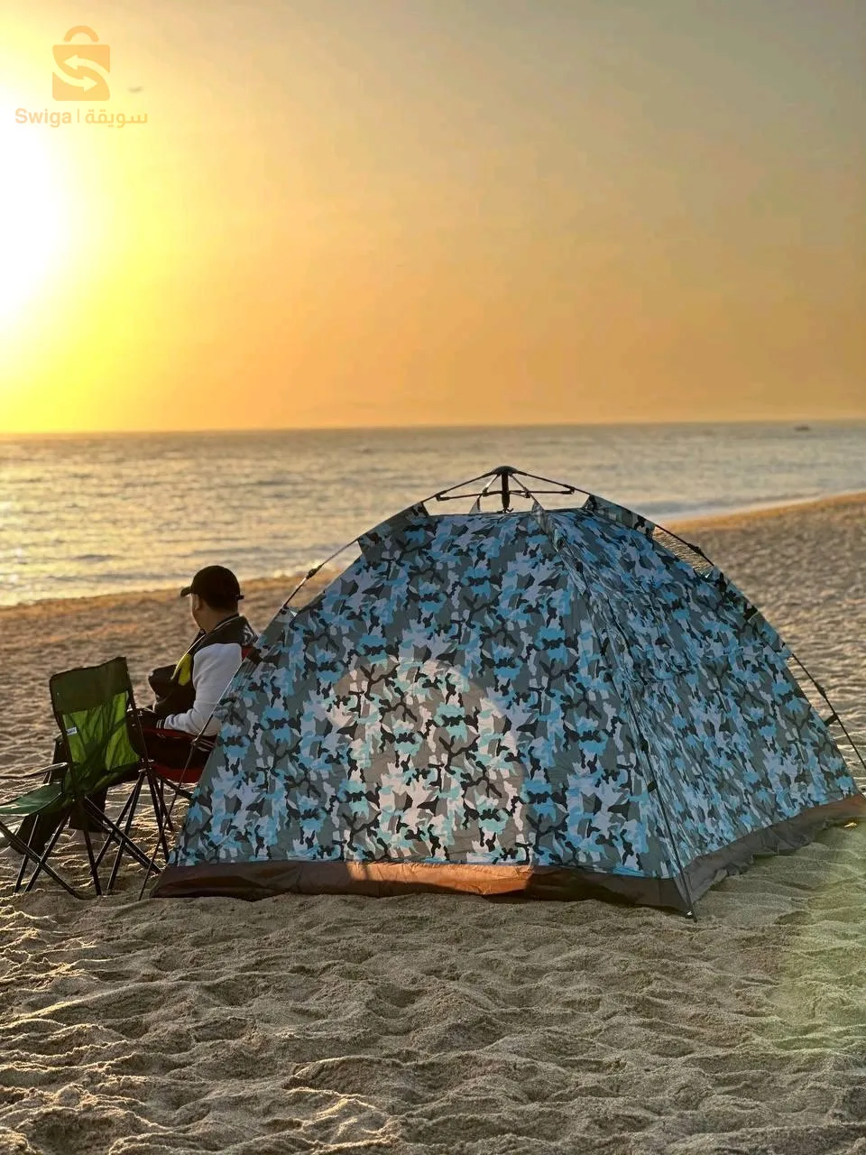 Tente camping automatique 4 place