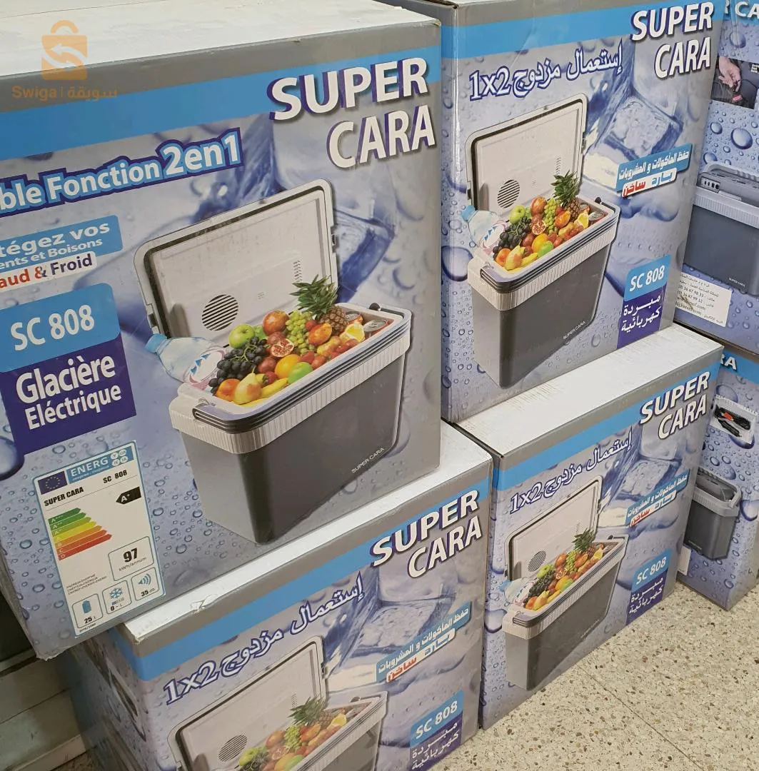 Glacière Eléctrique 12V+220V super cara